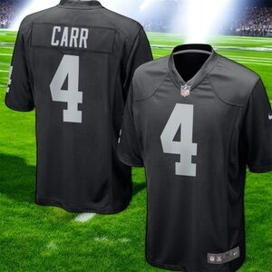 Raiders Black NFL Carr Jersey